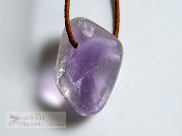 Amethyst Schmuckanhänger, transparent, aus Sambia - Einzelstück