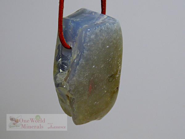 Chalcedon Schmuckanhänger roh  -  Einzelstück
