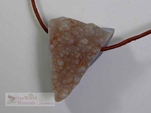 Chalcedon Schmuckanhänger roh  -  Einzelstück