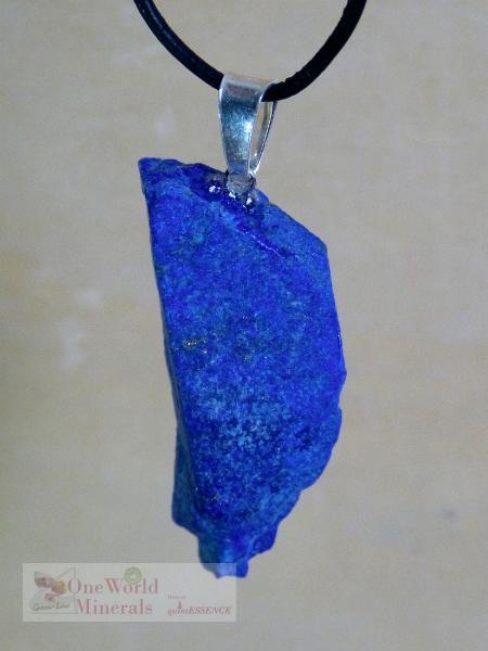 Lapislazuli Schmuckanhänger - roh belassen, Einzelstück
