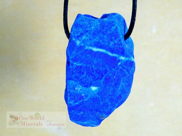 Lapislazuli Schmuckanhänger - roh belassen, Einzelstück