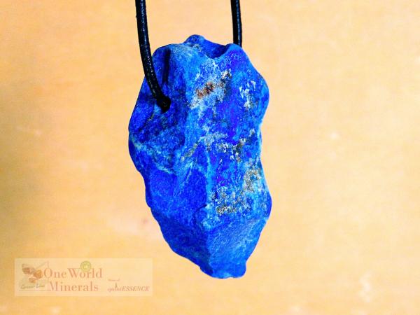 Lapislazuli Schmuckanhänger - roh belassen, Einzelstück