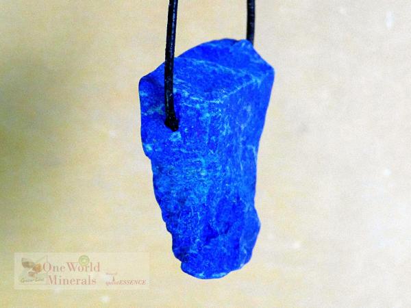 Lapislazuli Schmuckanhänger - roh belassen, Einzelstück