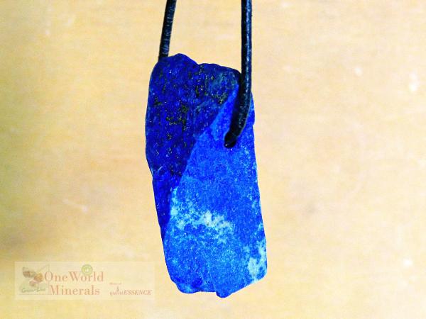 Lapislazuli Schmuckanhänger - roh belassen, Einzelstück