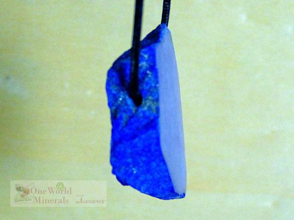 Lapislazuli Schmuckanhänger, handgeschliffen, Einzelstück