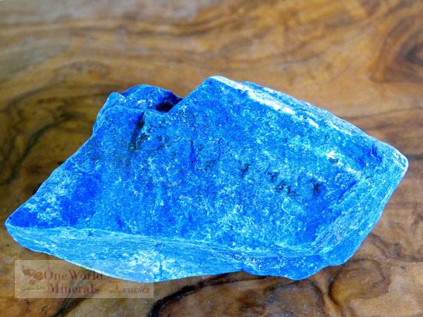 Lapislazuli roh - Deko-Einzelstück