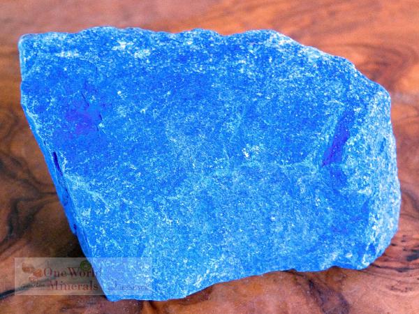 Lapislazuli roh - Deko-Einzelstück