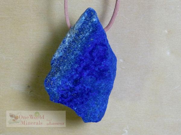 Lapislazuli Schmuckanhänger - roh belassen, Einzelstück