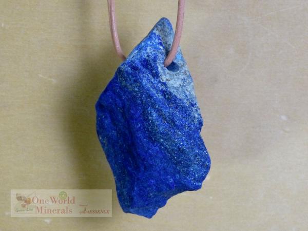 Lapislazuli Schmuckanhänger - roh belassen, Einzelstück