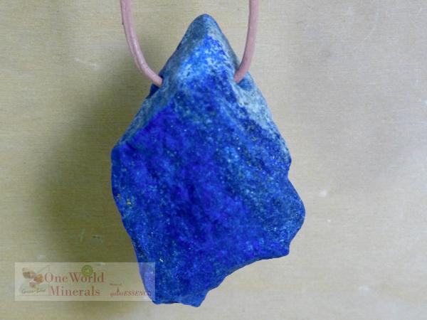 Lapislazuli Schmuckanhänger - roh belassen, Einzelstück