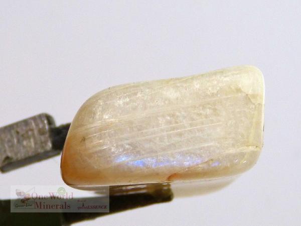 Mondstein aus Tansania, Schmuckanhänger mit Blauschimmer (oben) - Einzelstück
