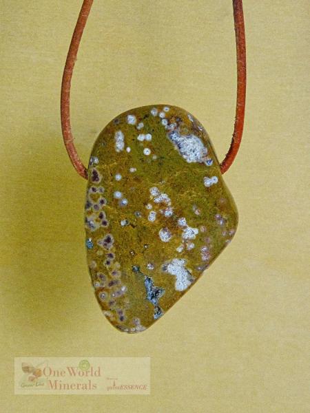 Poppy Jasper,  flach, Einzelstück