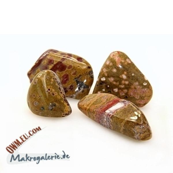 Poppy Jasper Australien Trommelstein