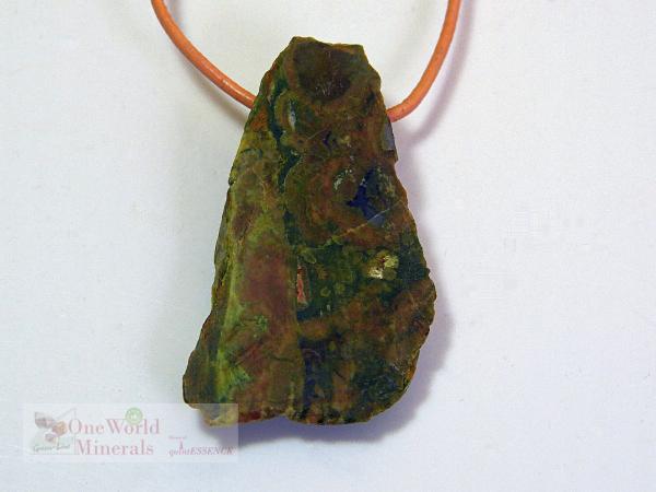 Rhyolith Australien, handgeschliffen und gebohrt, Einzelstück