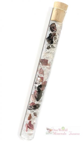 Verletzt? Rhodonit & Bergkristall