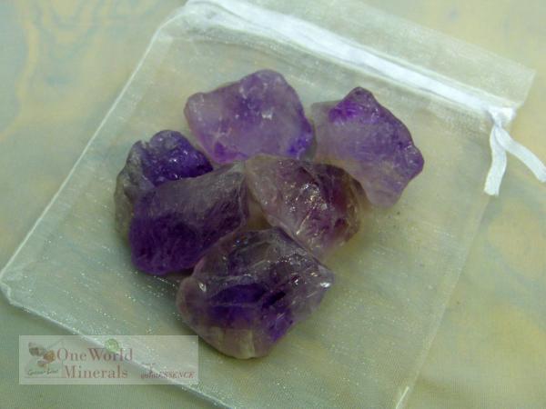 Amethyst Wassersteine im Organzabeutel  - quintESSENCE Wassersteine