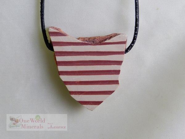 Zebra Rock, Australien handgeschliffen - Einzelstück