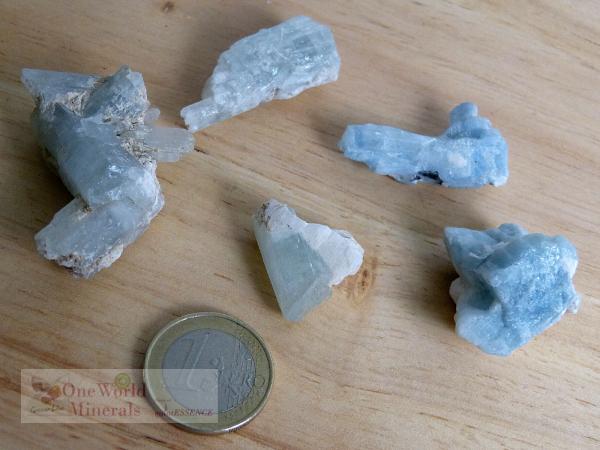 Aquamarin-Kristalle aus dem Himalaya